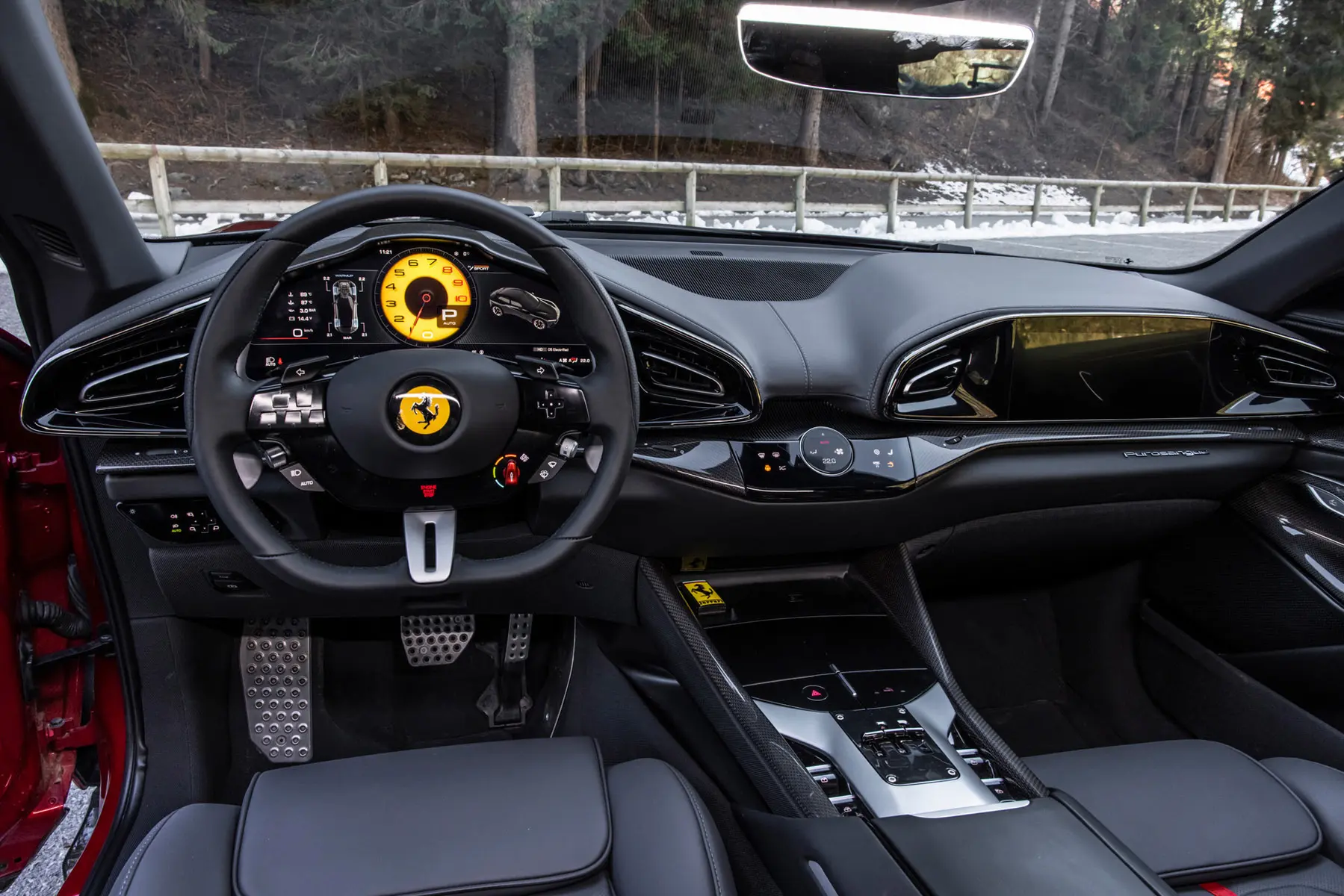 ferrari purosangue interior