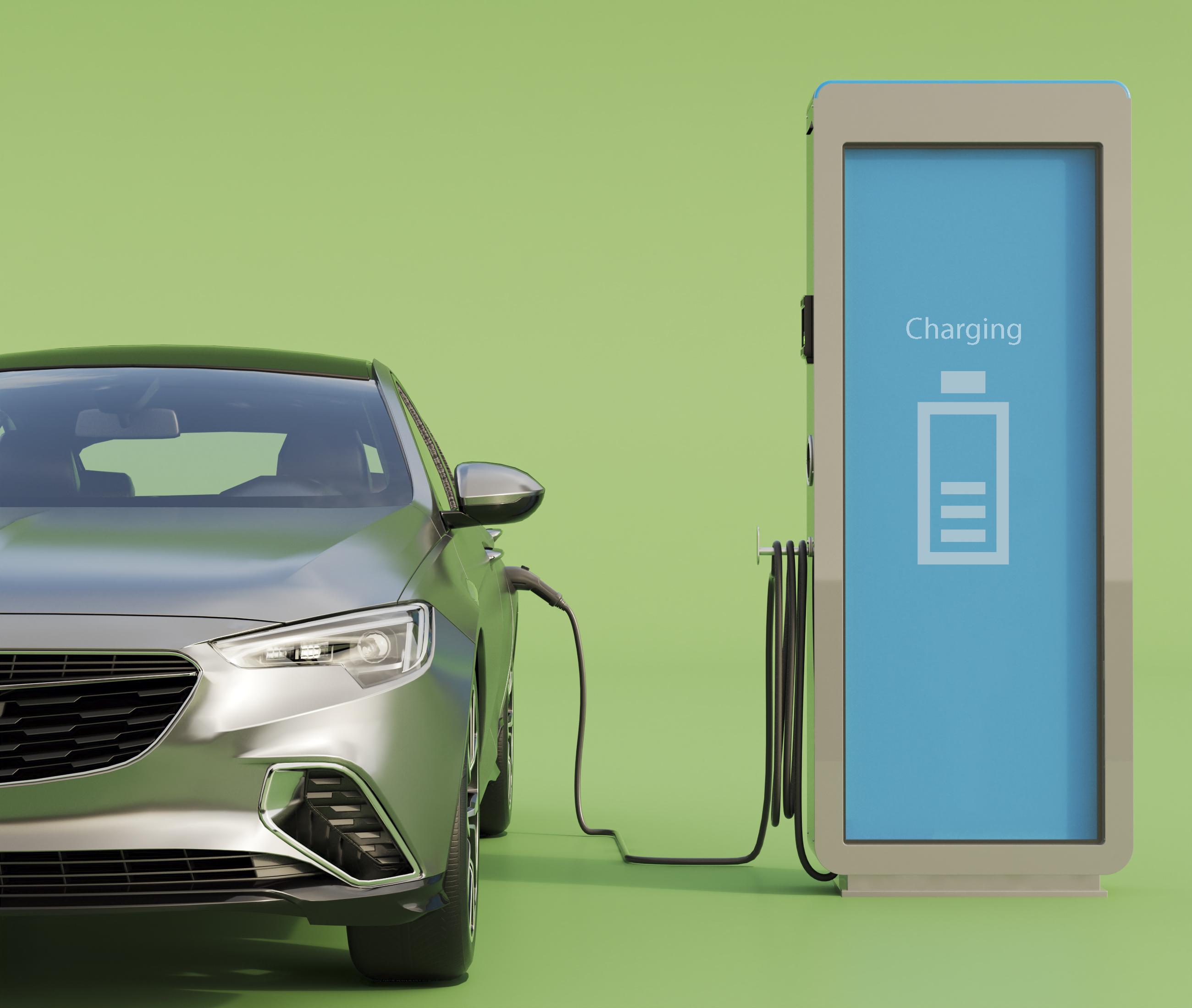 electric car charging station \(1\)